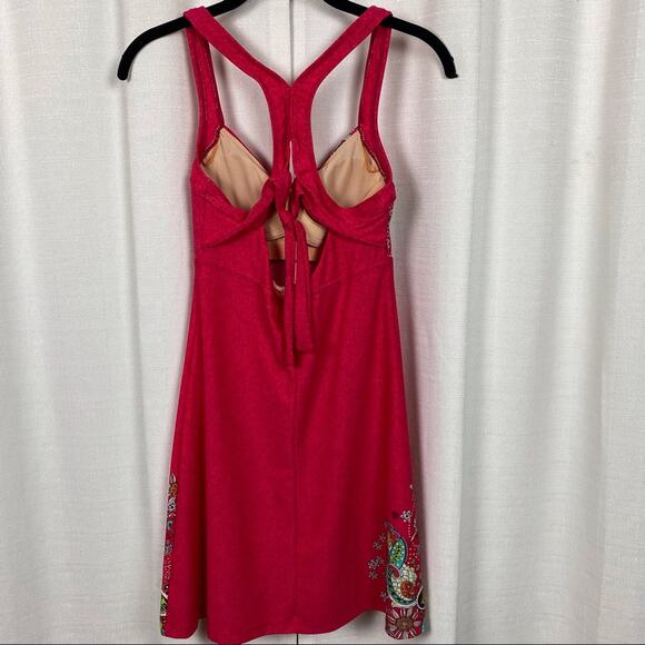 Athleta Pink Montego Floral Salina Bra Top Swim Dress Sz.XS - Picture 8 of 12